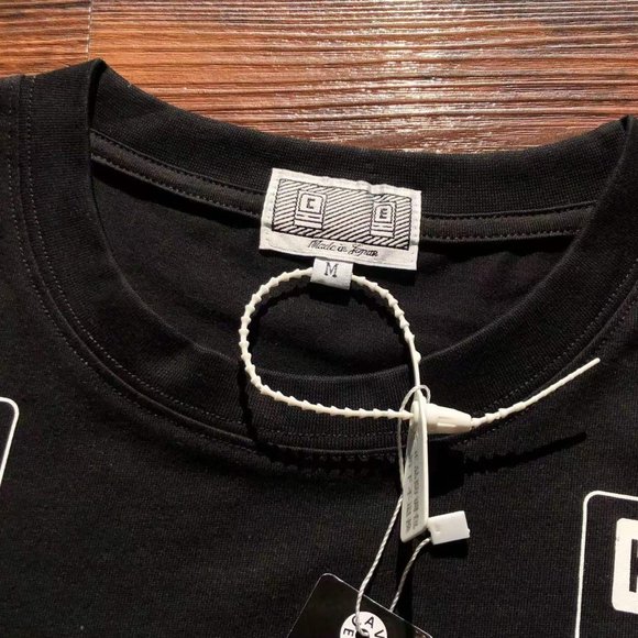 Cavermpt Black Short Sleeve Black and White Comic Color Printing - Picture 2 of 15